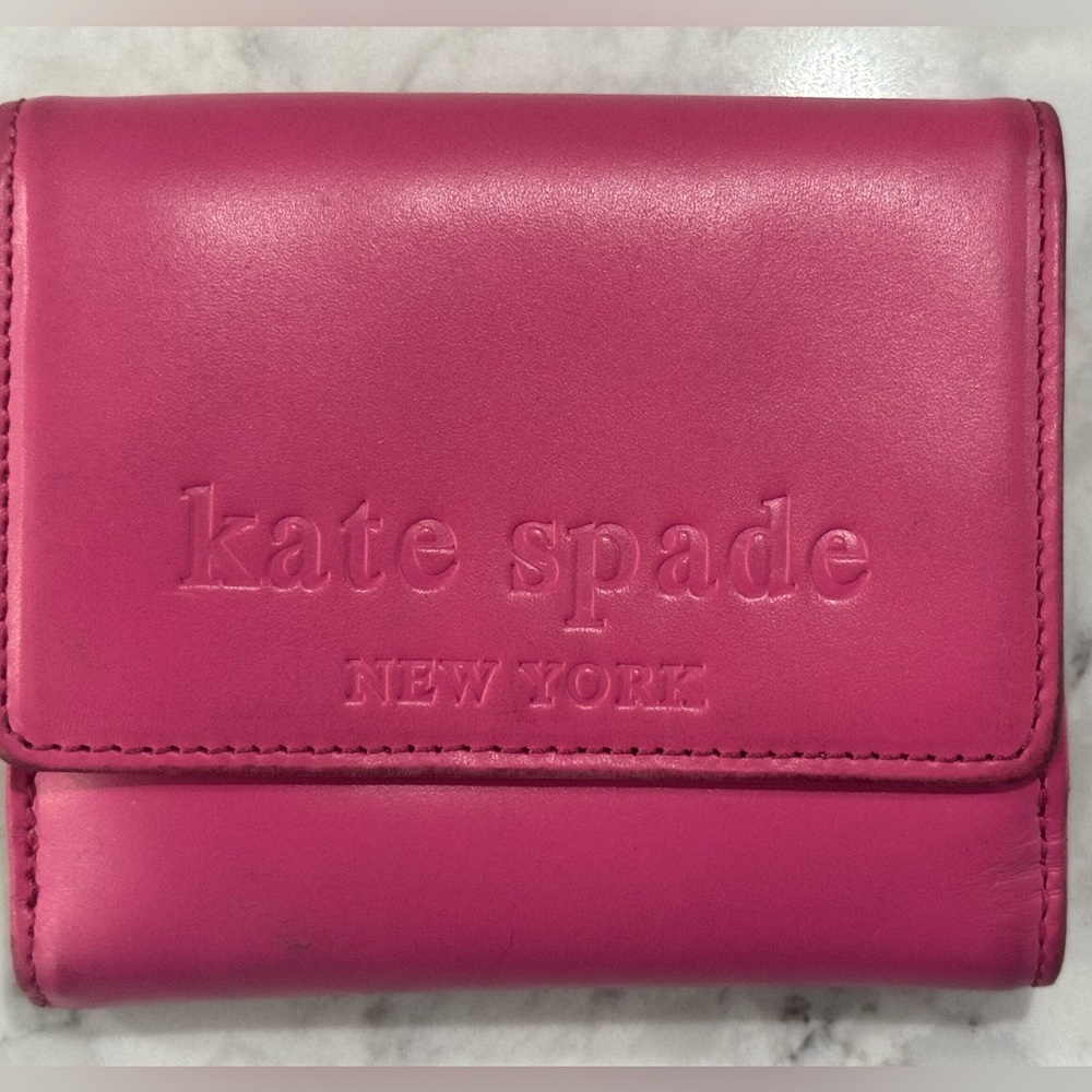 Kate Spade Fuchsia Leather Wallet